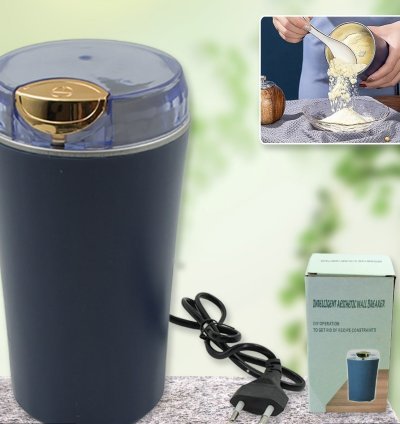 Mini Mixer & Grinder – Electric Coffee Bean Grinder, Small Blender for Home & Office, Low Noise (1 Pc)