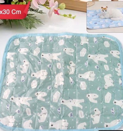 Small Pet Soft Blanket/Towel – Warm Sleep Mat & Teething Toy for Cats, Dogs, Puppies & Small Animals (40×30 cm, 1 Pc, Mix Colors)